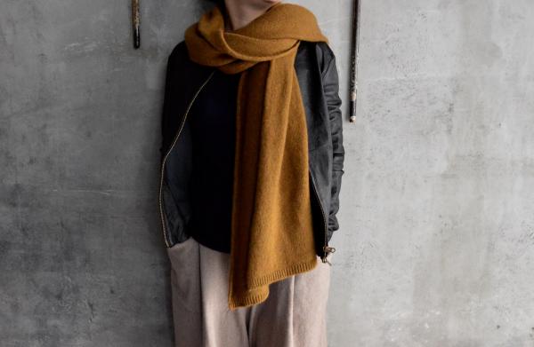 kaval Cashmere Sable Knit Stole