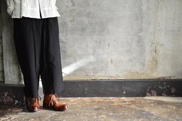 ゴーシュ Typewriter Cloth Wide Pants