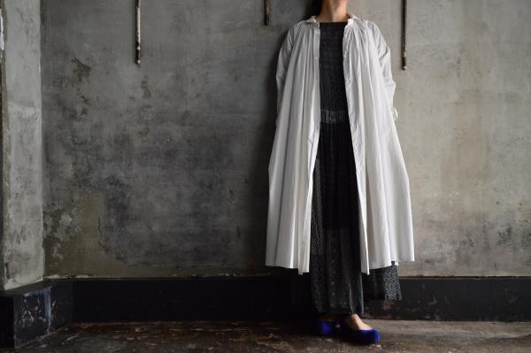kaval Cotton Typewriter Cloth Open Gather Onepiece