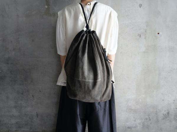 kläuse FOR poefu Back Sack Iron×Black Patchwork