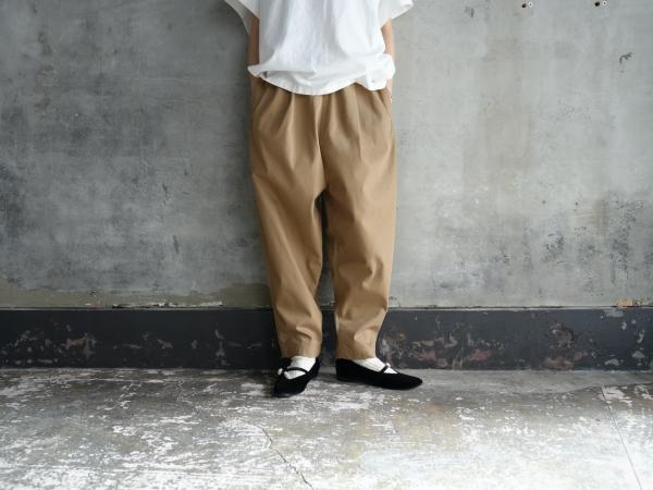 FIR MUM Cotton Polyester Gabardine Cylinder Pants