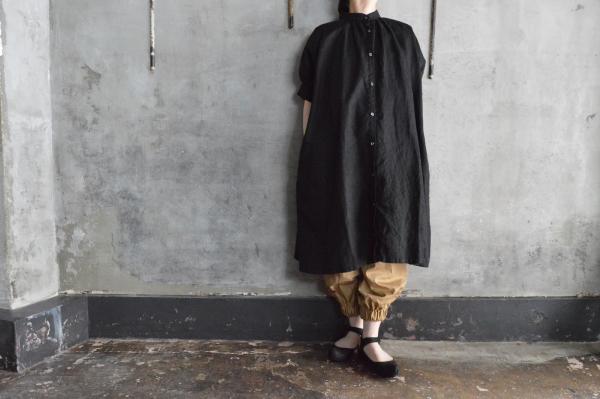 Honnete Irish Linen H/S Gather Onepiece