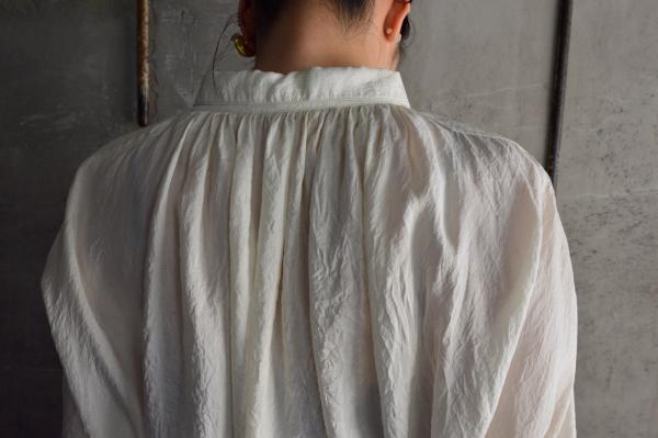 kaval Khadi Silk Wide Gather Blouse