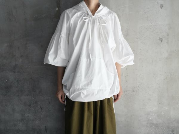 VERBA VESTI「cucullo」Hoodie Blouse C/N Typewriter