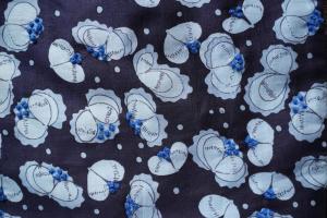 BUNON Silk Khadi Hand Print & Embroidery 2way Bag