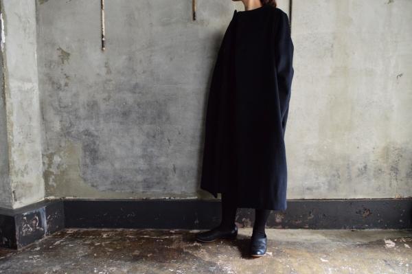 nitca FOR poefu Cashmere Wool Beaver Cocoon Coat