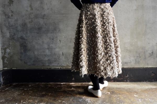 mina perhonen「lumi」8piece Jacquard Circular Skirt