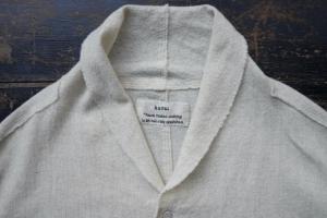 kaval  Soft Wool Cashmere Front Button Stole Shirt