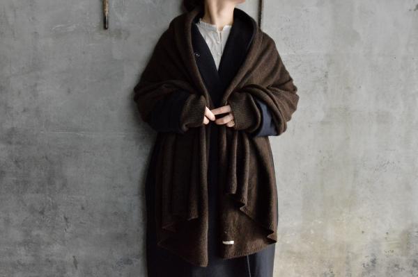 kaval Cashmere Sable Knit Stole