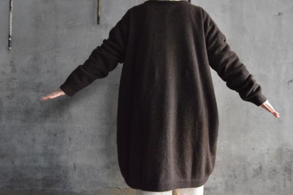 kaval Cashmere Sable Knit Long Cardigan