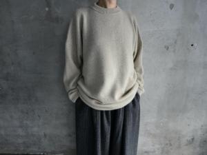 kaval Cashemere Sable Crew Neck Knit