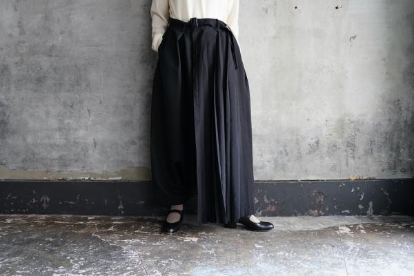 LENSE Skirt Pants Pleats Fake α