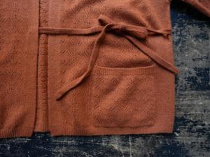 TOWAVASE「Panier」1Ply Cashmere Knit Cardigan