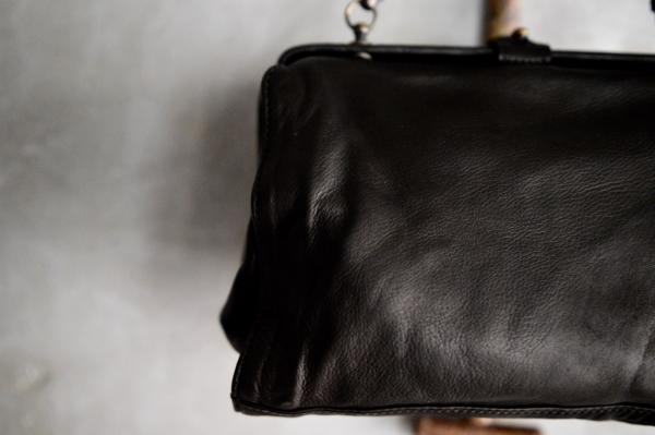 CHRISTIAN PEAU 2way Calf Frog Bag small