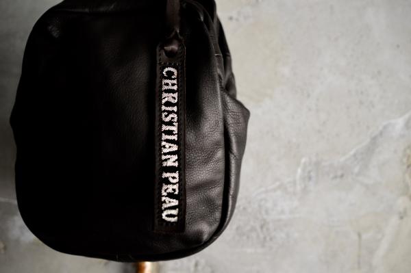 CHRISTIAN PEAU 2way Calf Leather Frog Pochette