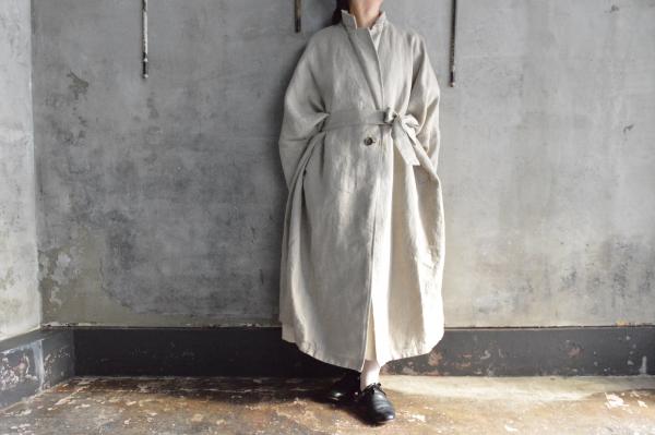 BLUE BLUE FOR poefu Linen Denim Coat