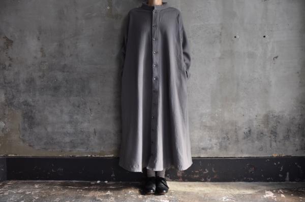 TOKIHO「ANNA-V」Wool Melton Coat Onepiece