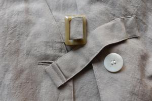 LENSE Wool Linen Code Coat