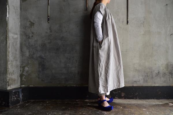 TOKIHO FOR poefu「JULIA」Henley Neck Onepiece