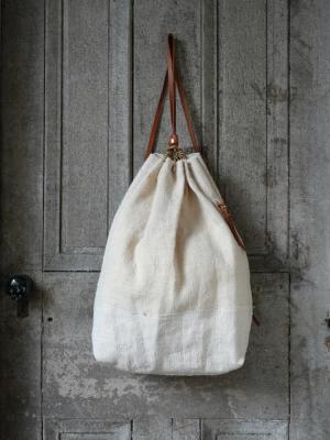 kläuse FOR poefu Back Sack Antique Linen Patchwork