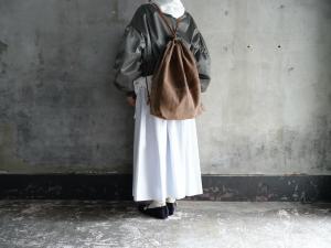 kläuse FOR poefu Back Sack Copper×Brown Patchwork