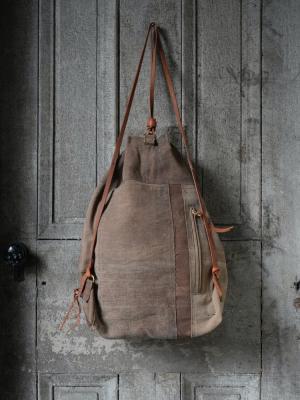kläuse FOR poefu Back Sack Copper×Brown Patchwork