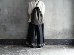 kläuse FOR poefu Back Sack Iron×Black Patchwork