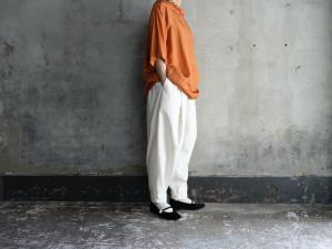 FIR MUM Cotton Polyester Gabardine HISHIGATA Pants