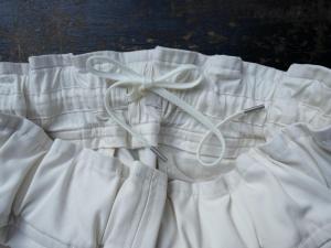 FIR MUM Cotton Polyester Gabardine HISHIGATA Pants