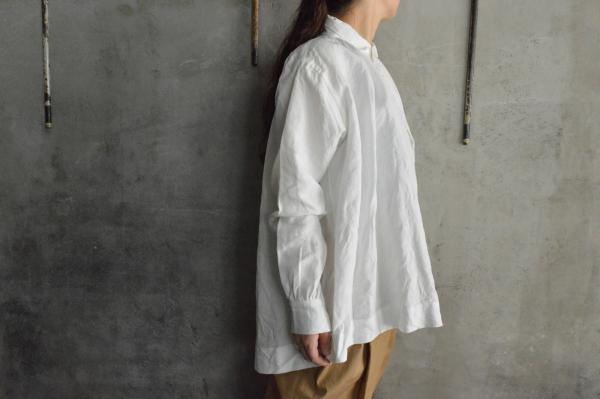 TOKIHO FOR poefu「MOLLY-S-Ⅲ」Linen Pullover Shirt