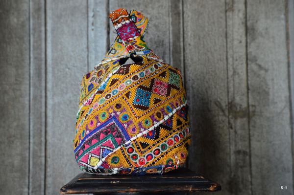Imayin Vintage Cloth Patch Work Bag (S)