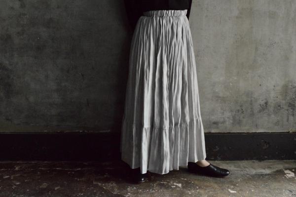 assiette Polyester Satin Reversible Skirt