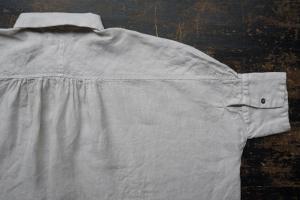 Honnete FOR 姉妹伴 Irish Linen Gather Blouse