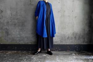 Honnete FOR 姉妹伴 Irish Linen V Neck Long Cardigan