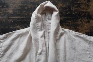 Honnete FOR 姉妹伴 Irish Linen Shawl Collar Cardigan