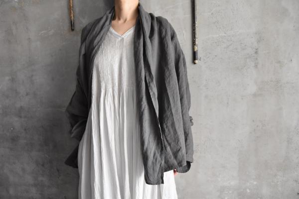 UNIVERSAL TISSU Linen Shawl Collar Cardigan