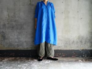 Honnete FOR 姉妹伴 Irish Linen New Gather Onepiece