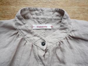 Honnete FOR 姉妹伴 Irish Linen New Gather Onepiece