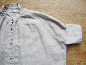 Honnete FOR 姉妹伴 Irish Linen New Gather Onepiece