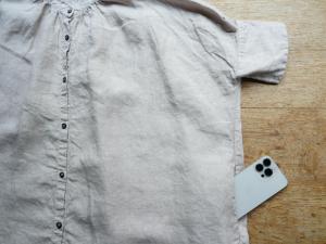 Honnete FOR 姉妹伴 Irish Linen New Gather Onepiece