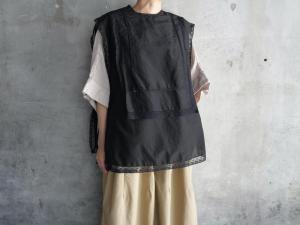 TOWAVASE  「Leavers」Cotton Silk Lace Vest