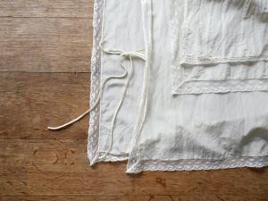 TOWAVASE  「Leavers」Cotton Silk Lace Vest