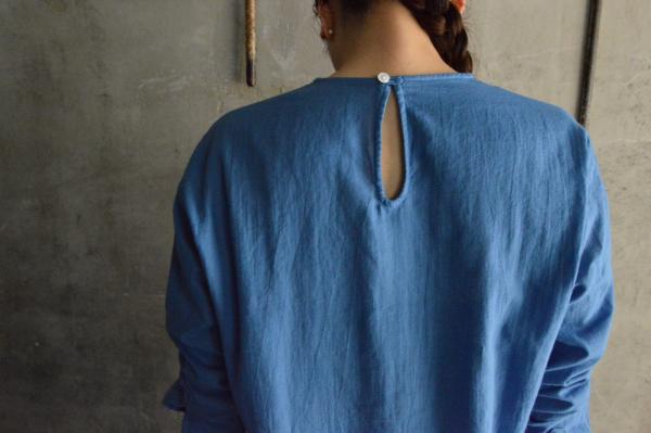 ゴーシュ Organic Cotton Crew Neck Shirt with Pocket