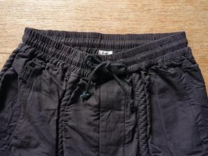 kaval Cotton Linen Silk Oxford Rope Pocket Pants