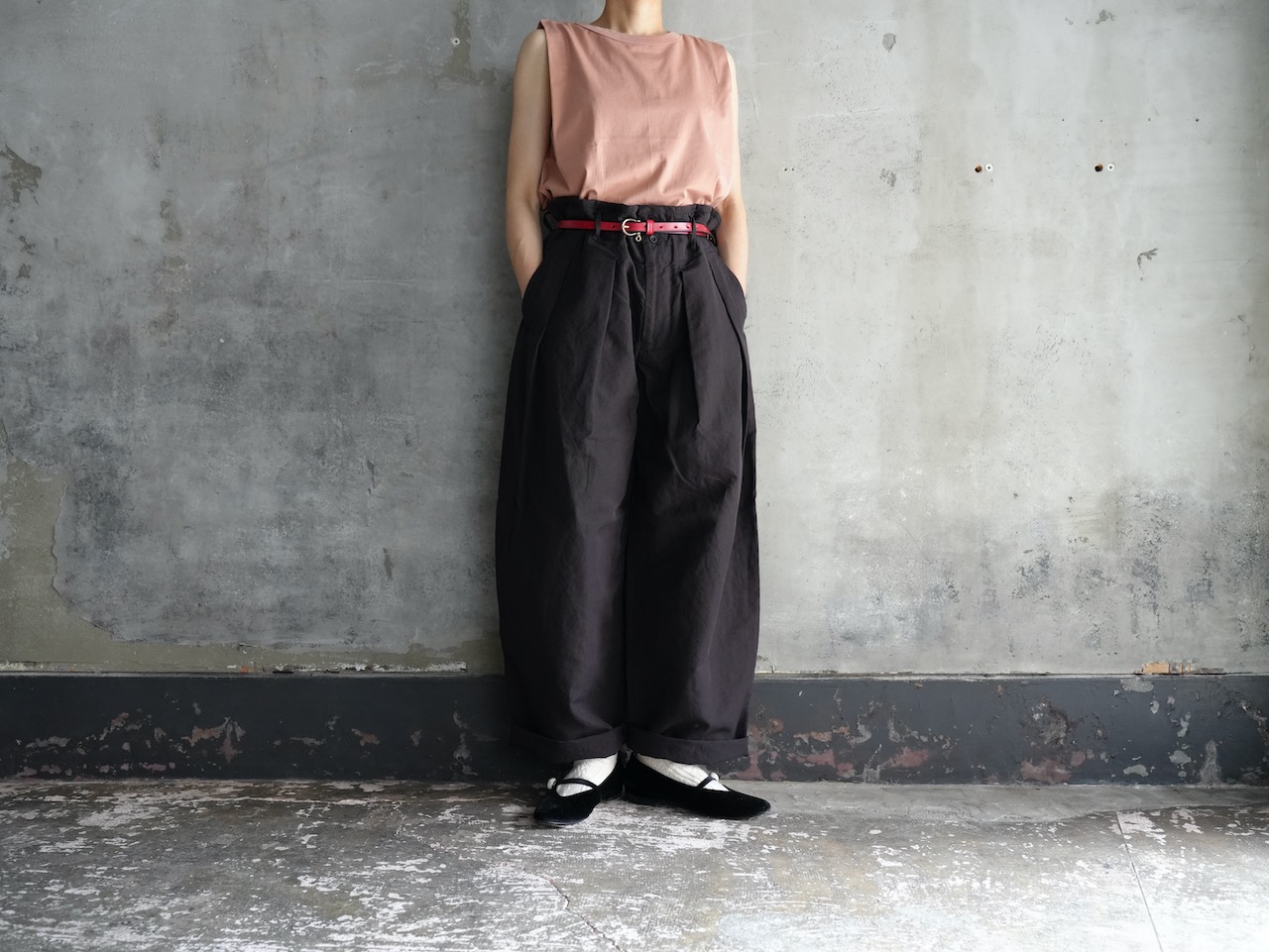 【人気商品】Kaval フェニックスパンツ インディゴ パンツ　auralee Phoenix pant (High count linen) col.black | Re;li