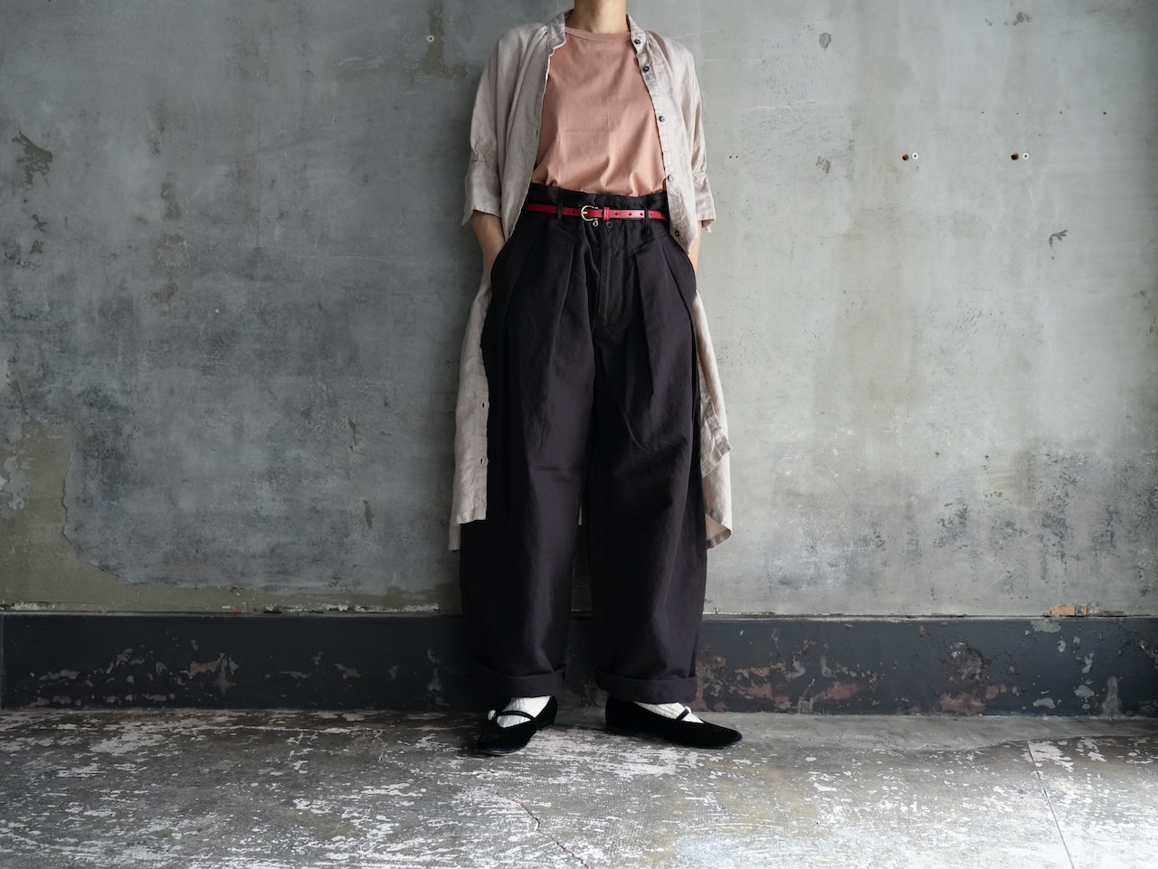 【新品】kaval ベージュ phoenix pants ベージュ KAVAL カヴァル イージー パンツ サイズ:表記なし ベージュ 麻