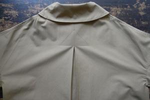 Honnete FOR poefu Gabardine Round Collar Coat