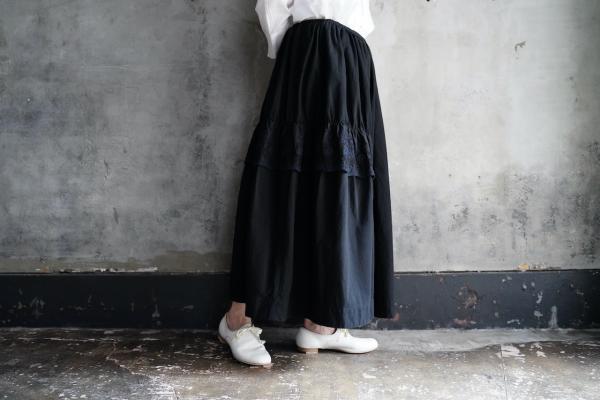 GASA*  「本当の自分」  Embroidery Lace Skirt