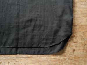 ゴーシュ  Light Cotton Satin French Sleeve Pocket T