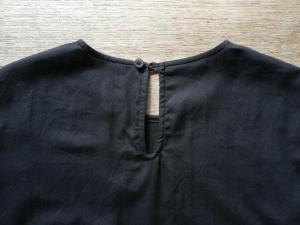 ゴーシュ  Light Cotton Satin French Sleeve Pocket T